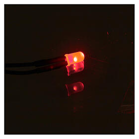 Lâmpada LED 5 mm luz vermelha presépio