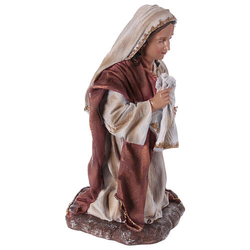 Figura Madonna do szopki 60 cm żywica 4