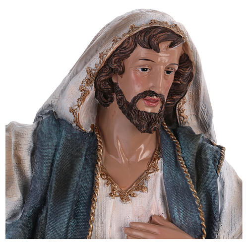 Saint Joseph statue for a 60 cm Nativity Scene, resin 2