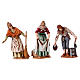 Personajes asomados 3 figuras belén 10 cm de altura media Moranduzzo estilo 700 s1