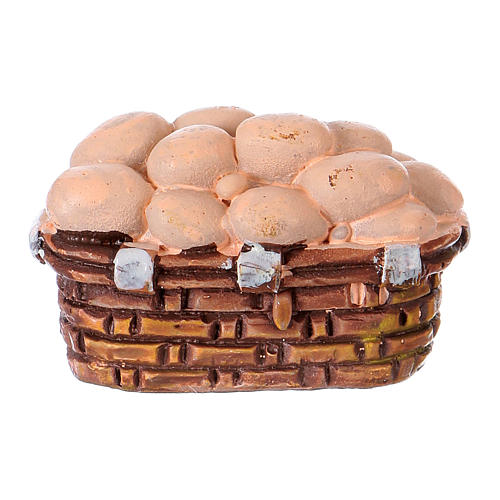 Egg basket in resin for 10 cm Nativity scene Moranduzzo 1
