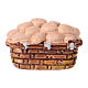 Egg basket in resin for 10 cm Nativity scene Moranduzzo s2