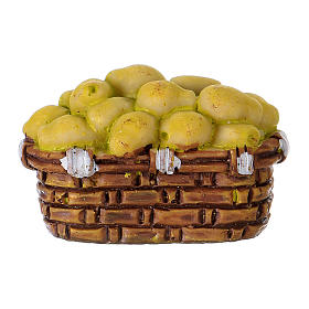 Panier de poires en résine Moranduzzo 10 cm