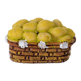Panier de poires en résine Moranduzzo 10 cm