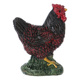 Gallo de resina para figuras de 12 cm de altura media Moranduzzo