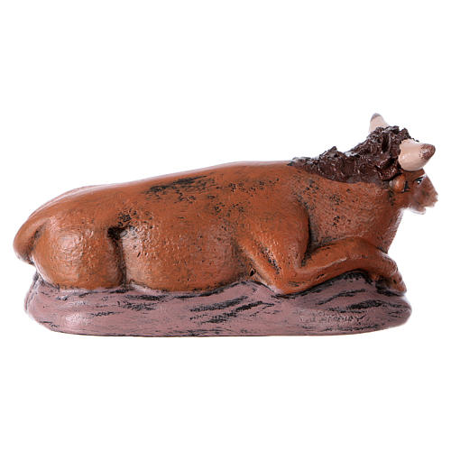 Nativity scene in terracotta with six characters, Spanish style 14 cm 10