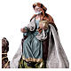 Heilige Könige auf Kamel mit Treibern 14cm Terrakotta und Stoff s7