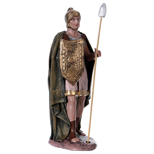 König Herodes mit Soldaten 14cm Terrakotta und Stoff 4