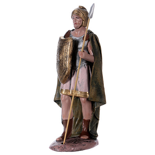 König Herodes mit Soldaten 14cm Terrakotta und Stoff 5