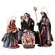 Old woman with child for Nativity scene in terracotta, Spanish style 14 cm s5