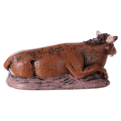 Old woman with child in spanish style, 14 cm terracotta figurine 14