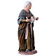 Old woman with child in spanish style, 14 cm terracotta figurine s3