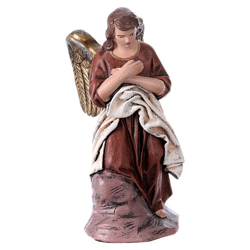 Holy Family in Spanish style, 6 terracotta figurines 14 cm 4