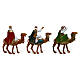 Tres Reyes Magos sobre camello 6 cm Moranduzzo s2