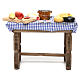 Tavolo imbandito per presepe napoletano 24 cm s1