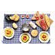 Tavolo imbandito per presepe napoletano 24 cm s5