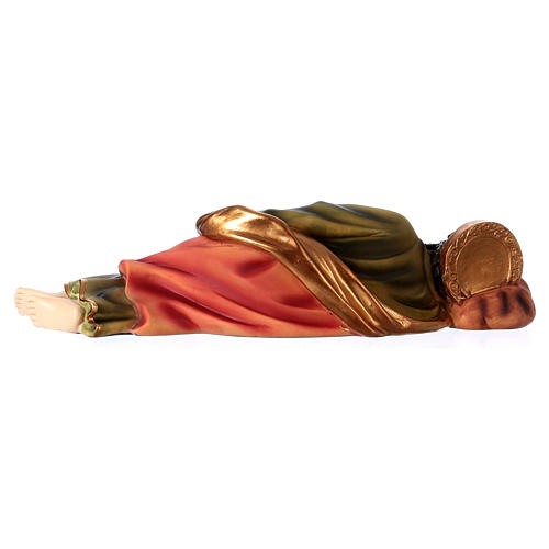 Krippenfigur schlafender Heiliger Josef, für 30 cm Krippe, aus Kunstharz 4