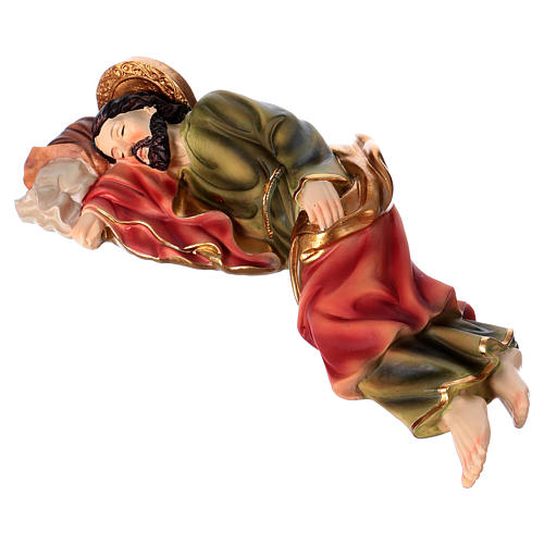 Saint Joseph endormi 30 cm statue en résine 3