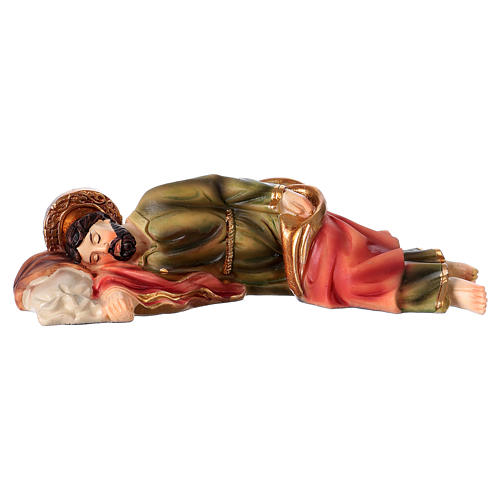 Estatua de resina San José que duerme 12 cm 1