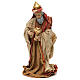 Tres Reyes Magos estilo oriental resina coloreada 30 cm s5