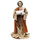 Nativity scene statue, man with sheep in resin 30 cm s1