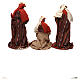 Three Wise Men figurines oriental style, in colored resin 42 cm s5