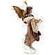 Nativity angel oriental style, in colored resin 42 cm s3