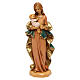 STOCK Madonna con bambino 11 cm pvc per presepe Fontanini s1