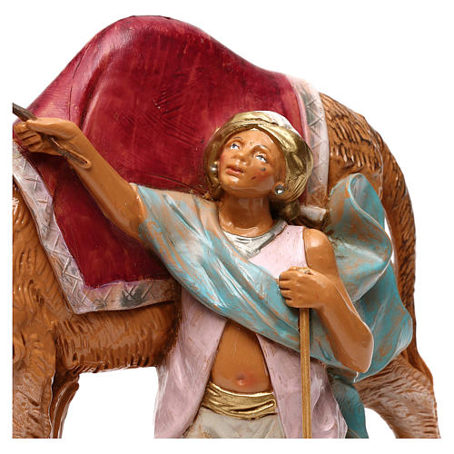 STOCK Chamelier avec chameau 19 cm pour crèche Fontanini 2
