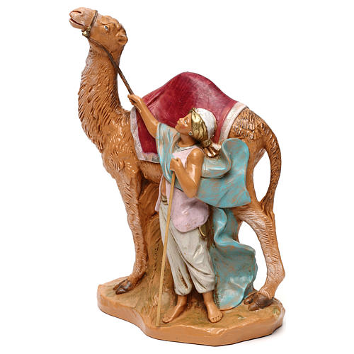 STOCK Chamelier avec chameau 19 cm pour crèche Fontanini 3