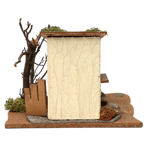 STOCK Galinheiro em miniatura para Presépio Fontanini com figuras de altura média 12 cm 4