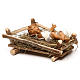 STOCK Bimbo nella culla per presepe 52 cm legno e resina Fontanini s4
