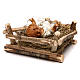 STOCK Bimbo nella culla per presepe 52 cm legno e resina Fontanini s5