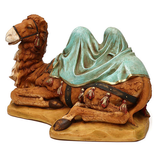 STOCK lagerndes Kamel aus Kustharz für 52 cm Krippe von Fontanini 3