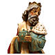 STOCK Re Magio cm 52 Fontanini in resina per presepe s5