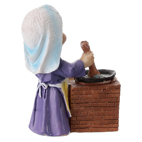 Chef statue, for 9 cm kids nativity set 3