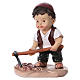 Shepherd statue with pickax, for 9 cm kids nativity set s1