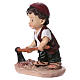 Shepherd statue with pickax, for 9 cm kids nativity set s2