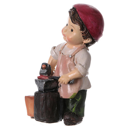 Blacksmith figurine, for 9 cm kids nativity set 2