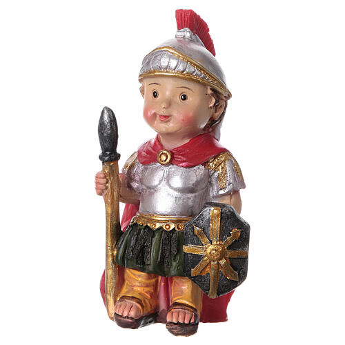 Figurka żołnierz rzymski do szopki, linia dla dzieci 9 cm 2