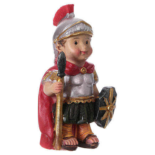 Figurka żołnierz rzymski do szopki, linia dla dzieci 9 cm 3