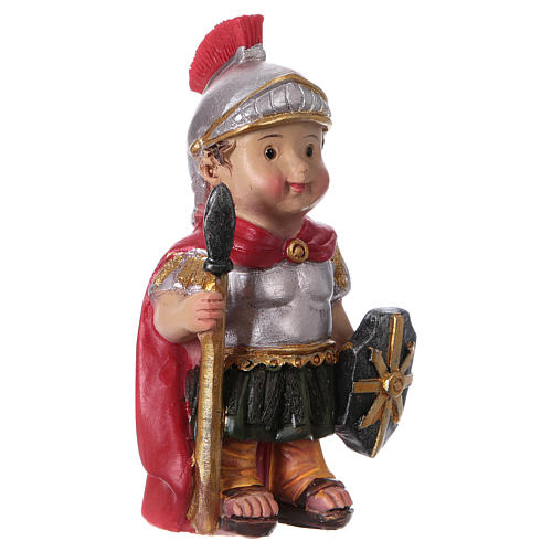 Peça soldado romano linha criança para presépio com figuras de 9 cm de altura média 3