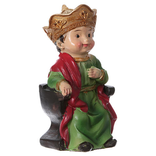 Krippenfigur König Herodes, Linie Bambini, für 9 cm Krippe 3