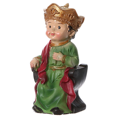 King Herod figurine for nativity scenes 9 cm, children's line 2