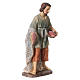 Resin fisherman figurine for Nativity scenes 15cm s3