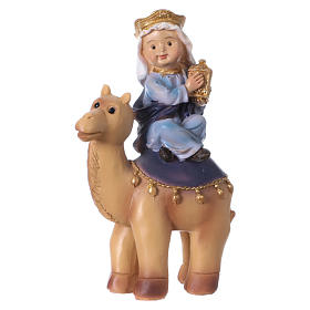 Trois Rois Mages sur chameaux 15 cm gamme pour enfants