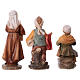 Set of 3 children in resin Nativity scene 15 cm children's line s5