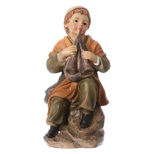 Set 3 bambini in resina presepe 15 cm 3