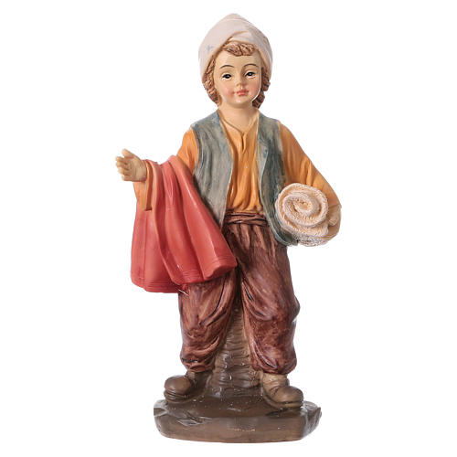 Set 3 bambini in resina presepe 15 cm 4