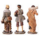 Set of 3 shepherds for Nativity scene 15 cm resin. s5